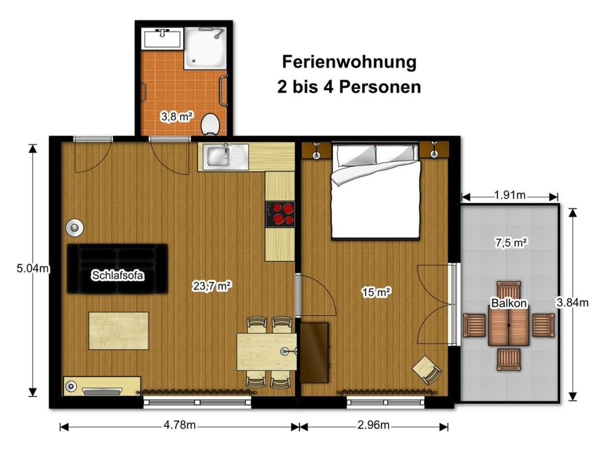 B & B Gmeineck Seeboden Dış mekan fotoğraf